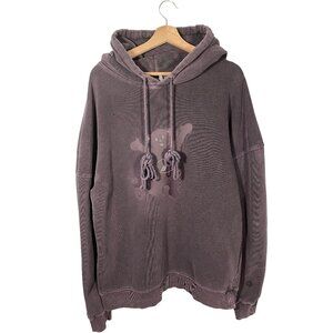 WE11DONE Teddy Bear Graphic Pullover Oversized Hoodie Size M